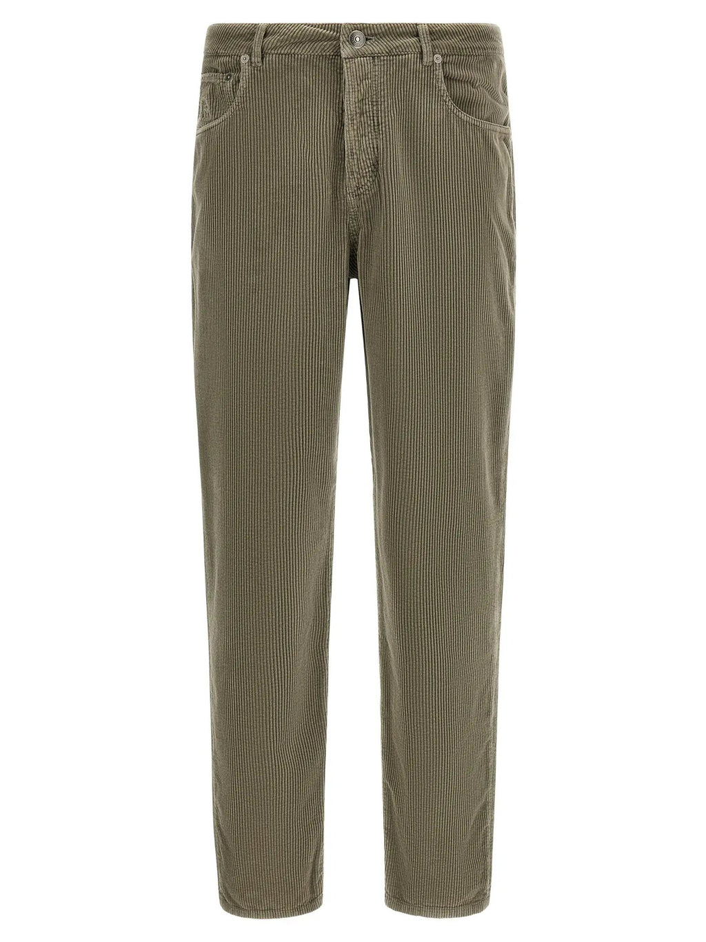 Brunello Cucinelli Bicolor Cotton Casual Pants