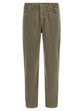 Brunello Cucinelli Bicolor Cotton Casual Pants