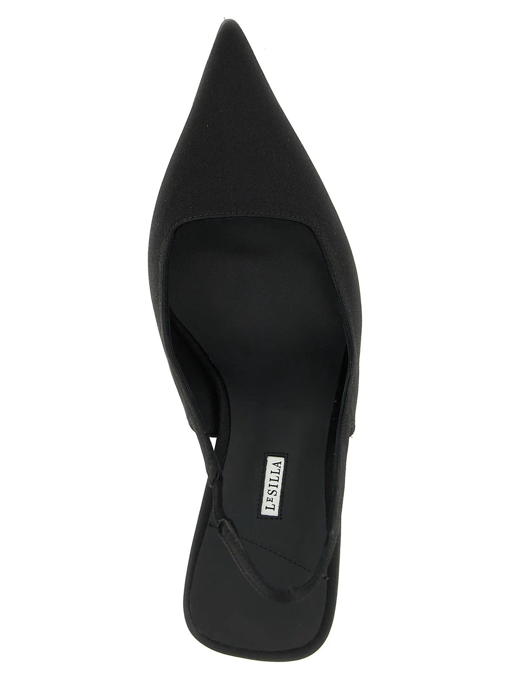 LE SILLA Black Viscose High Heel Pumps