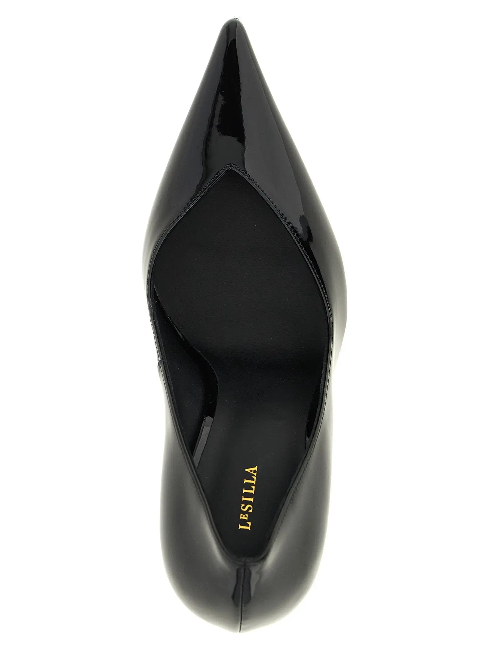 LE SILLA Black Polyethylene High Heel Pumps
