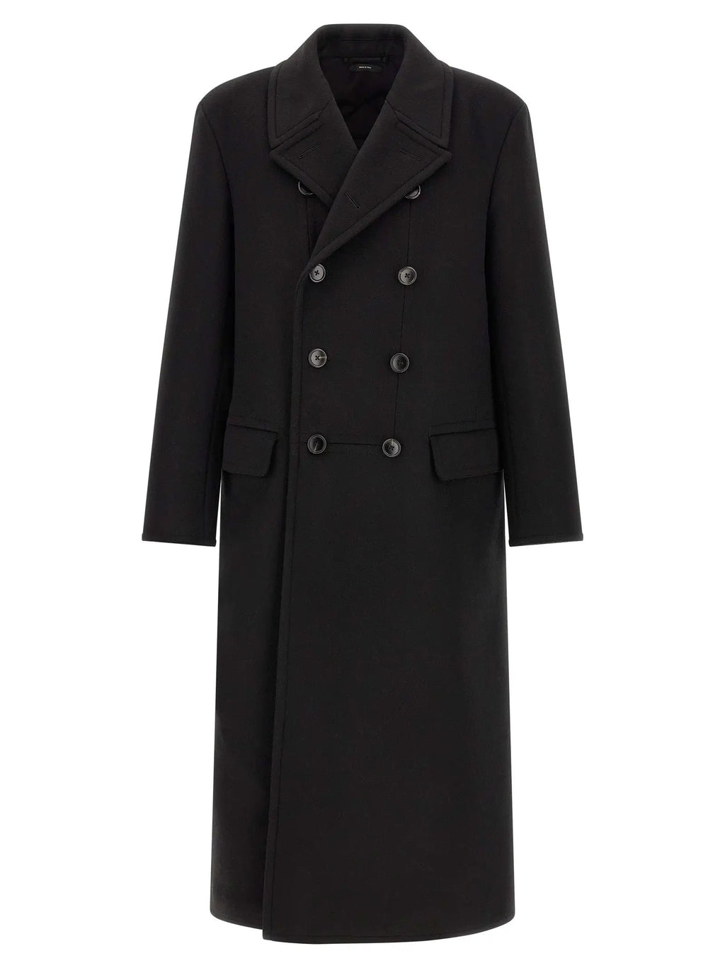 Tom Ford Black Virgin Wool Coat
