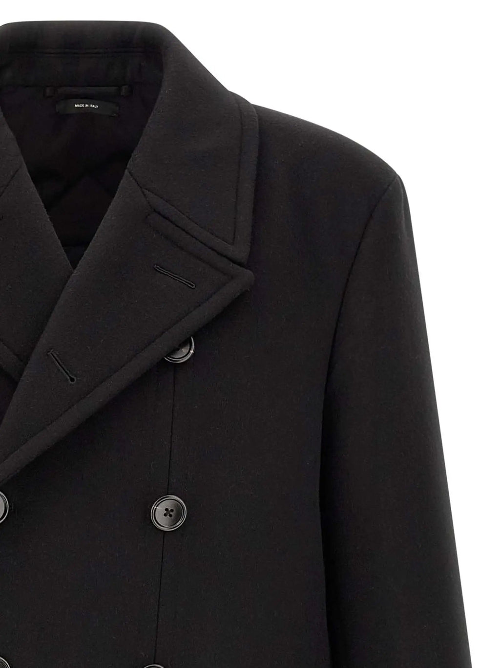 Tom Ford Black Virgin Wool Coat