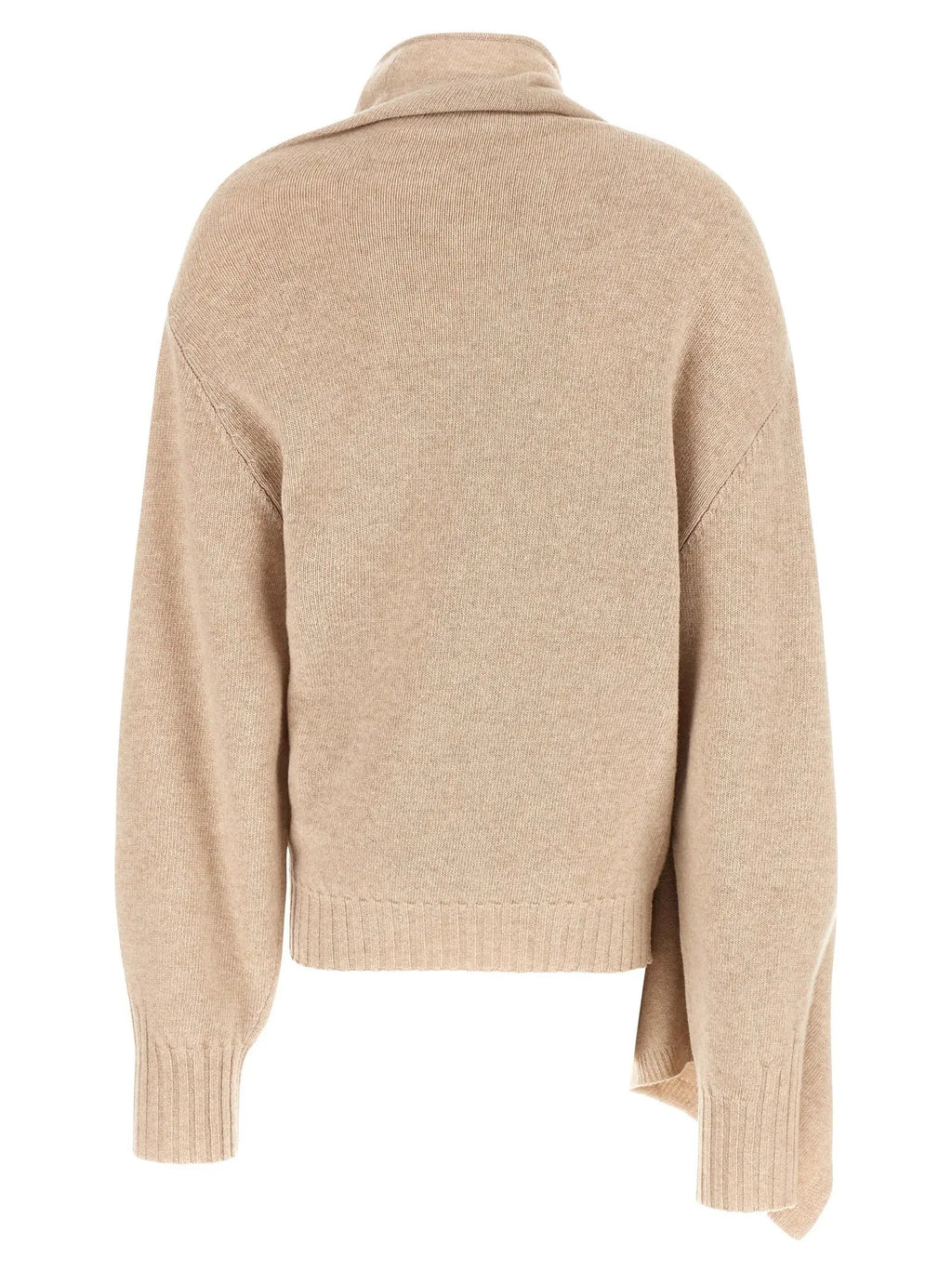 The Attico Beige Cashmere Cardigan