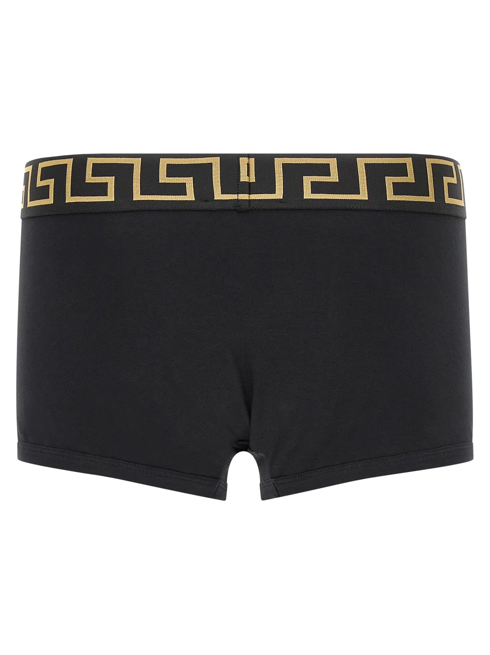 Caleçons boxeurs en coton noir Versace