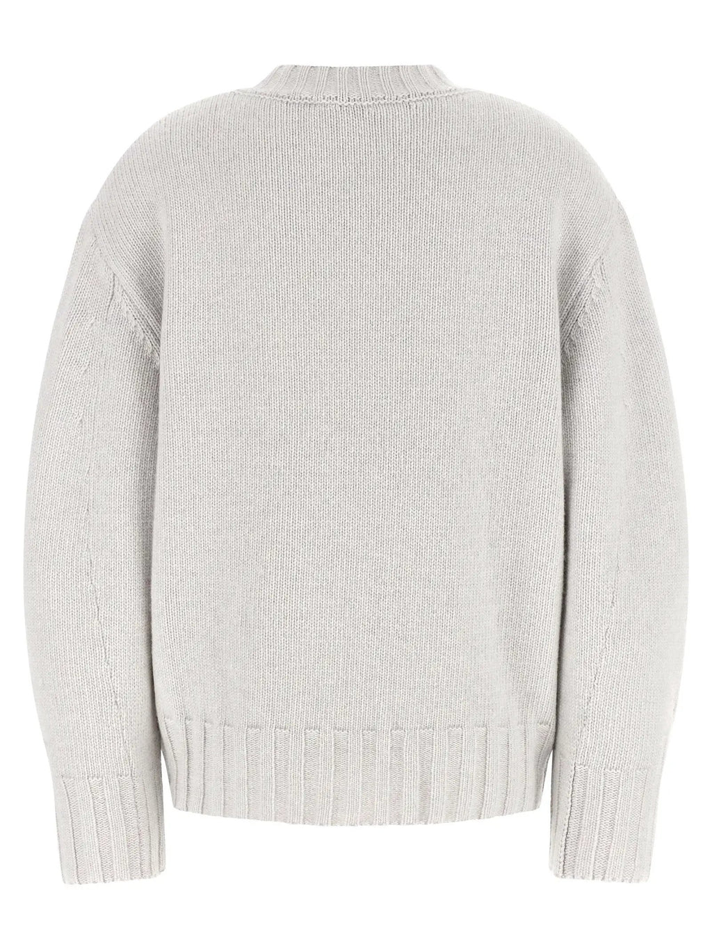 Le cardigan The Attico en laine vierge grise