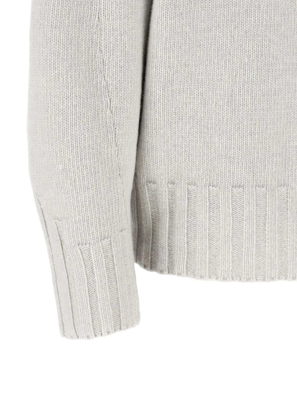 Le cardigan The Attico en laine vierge grise