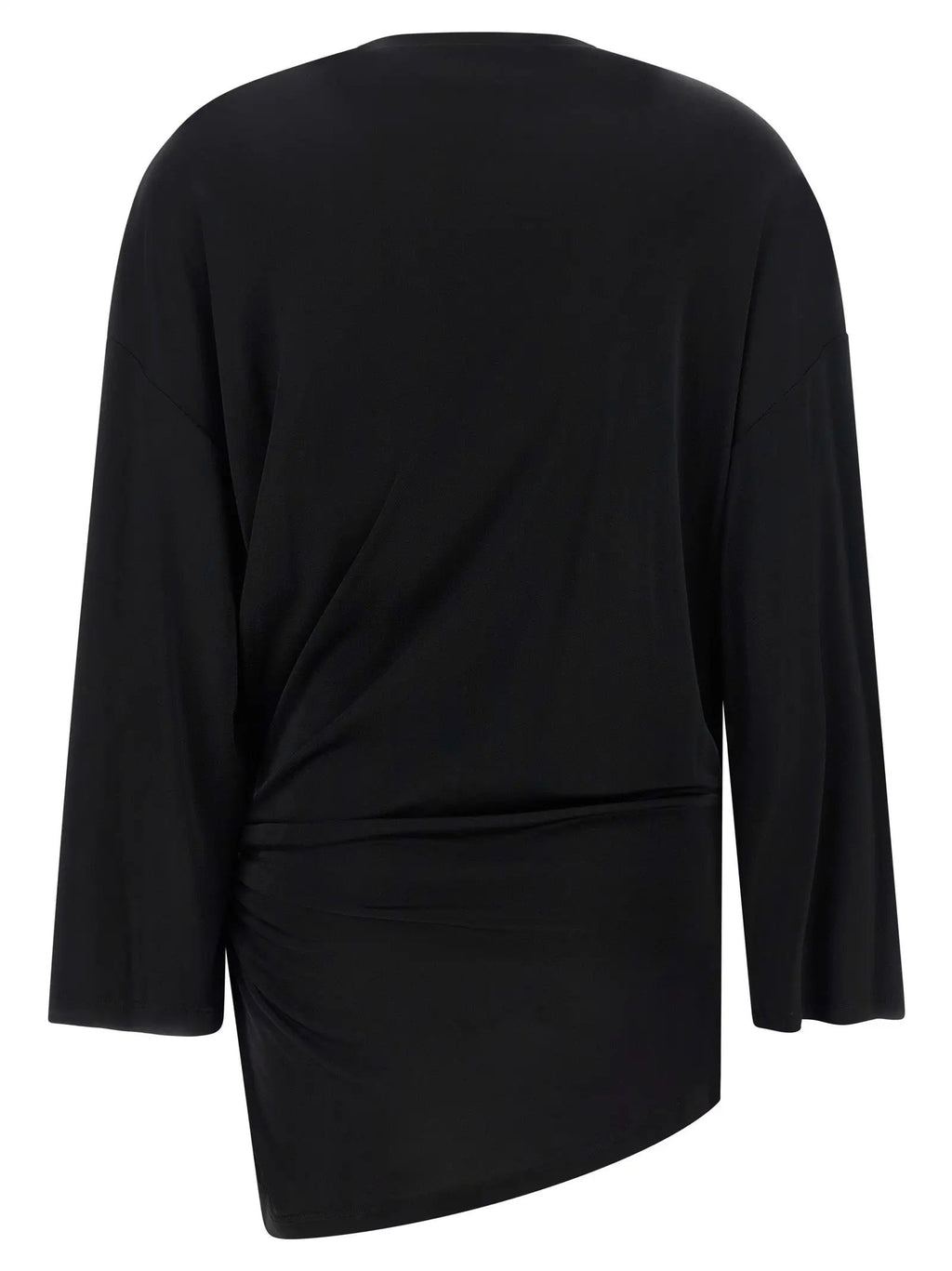 La robe courte noire en viscose The Attico
