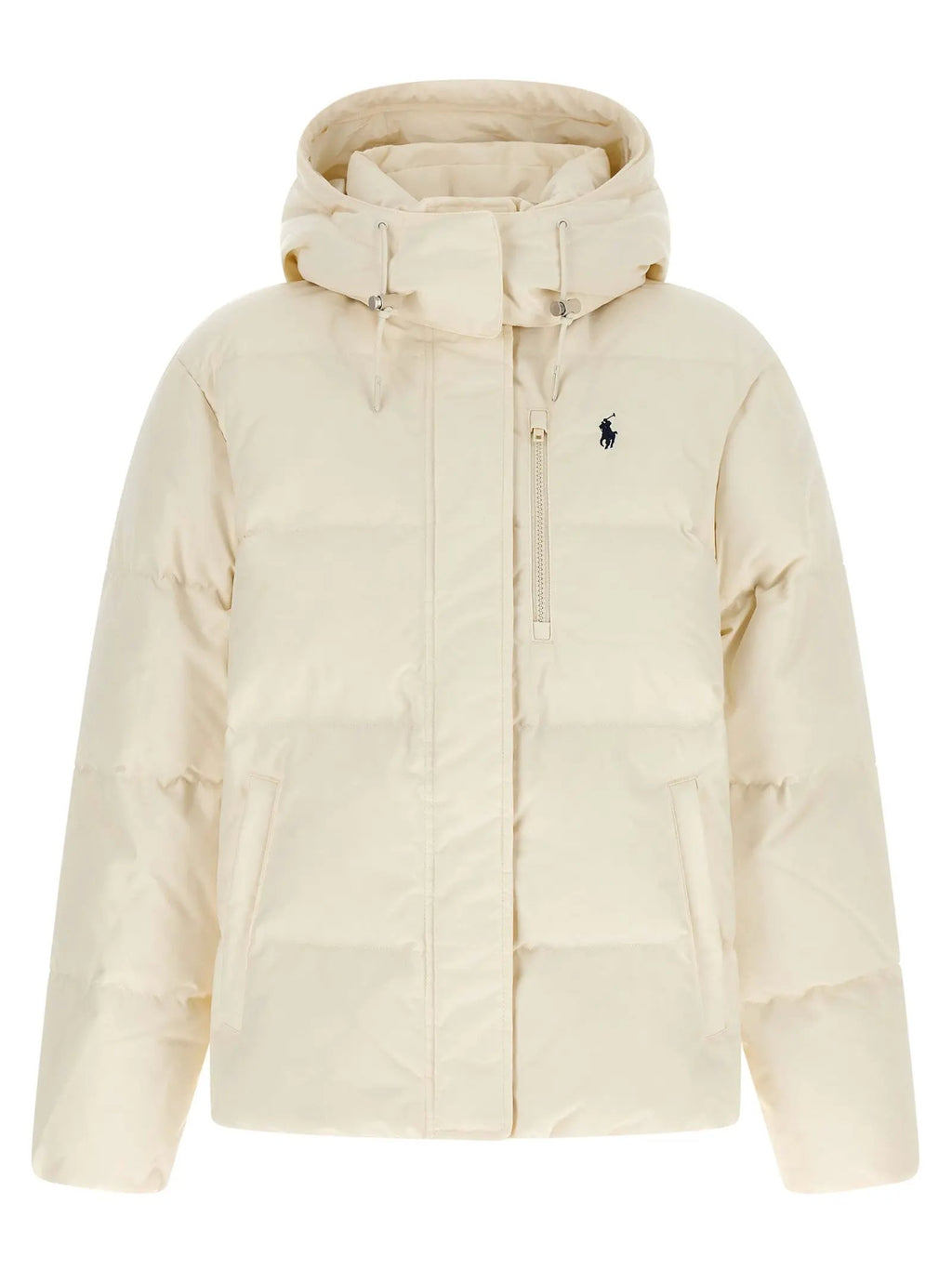 Veste longue en polyester blanc Polo Ralph Lauren