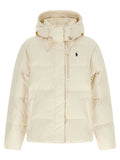 Veste longue en polyester blanc Polo Ralph Lauren