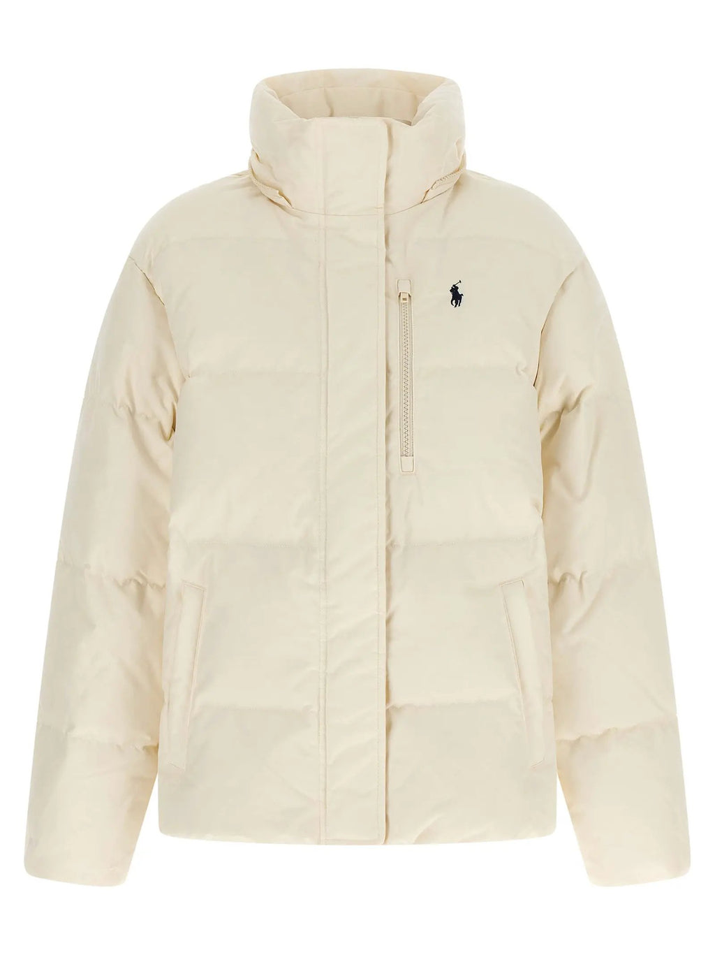 Veste longue en polyester blanc Polo Ralph Lauren