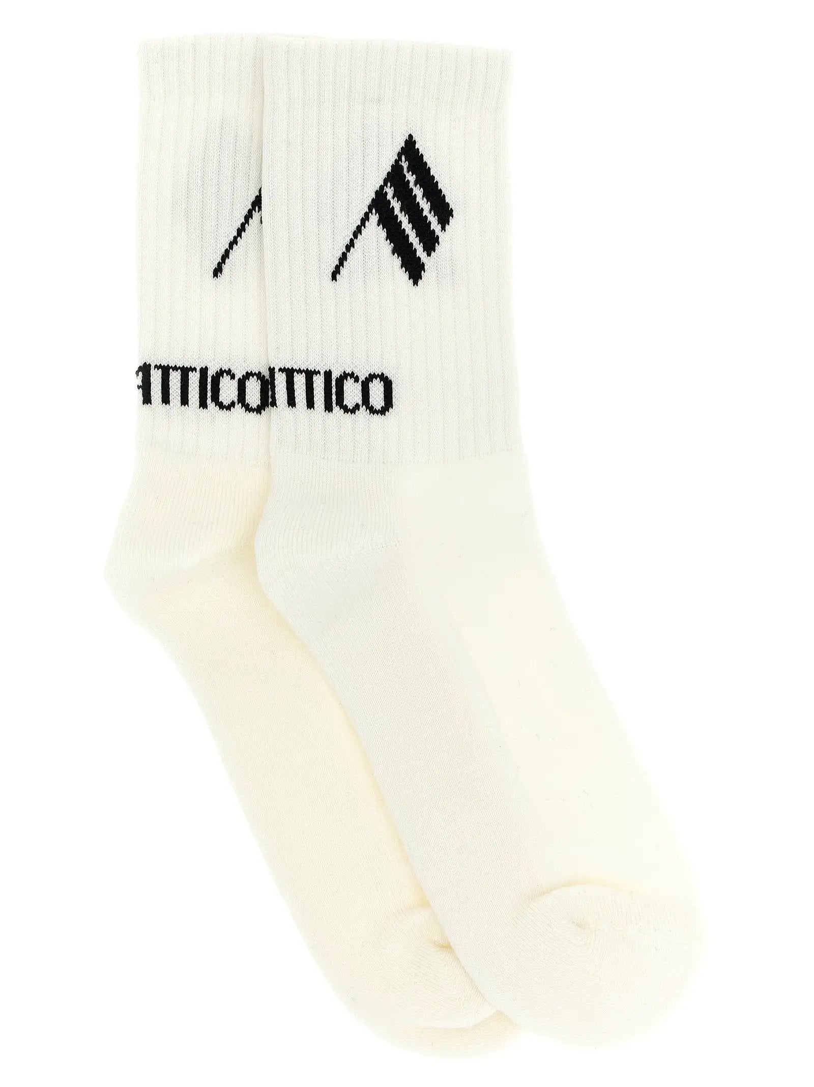 The Attico Bicolor Cotton Socks