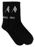 The Attico Bicolor Cotton Socks