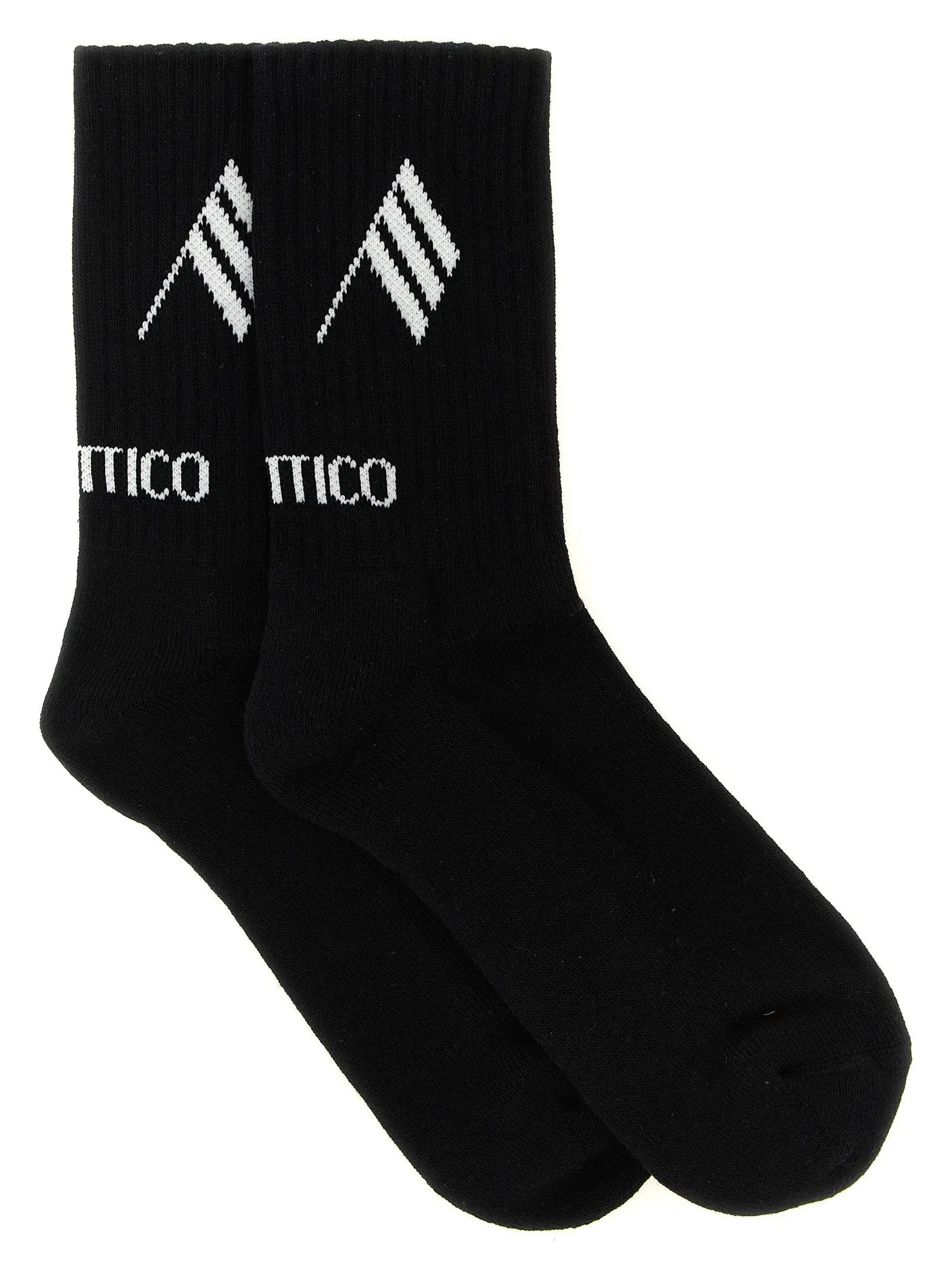 The Attico Bicolor Cotton Socks