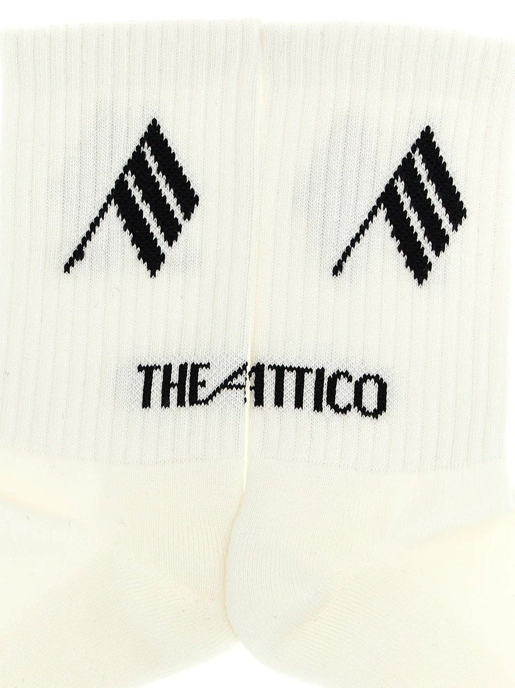 The Attico Bicolor Cotton Socks