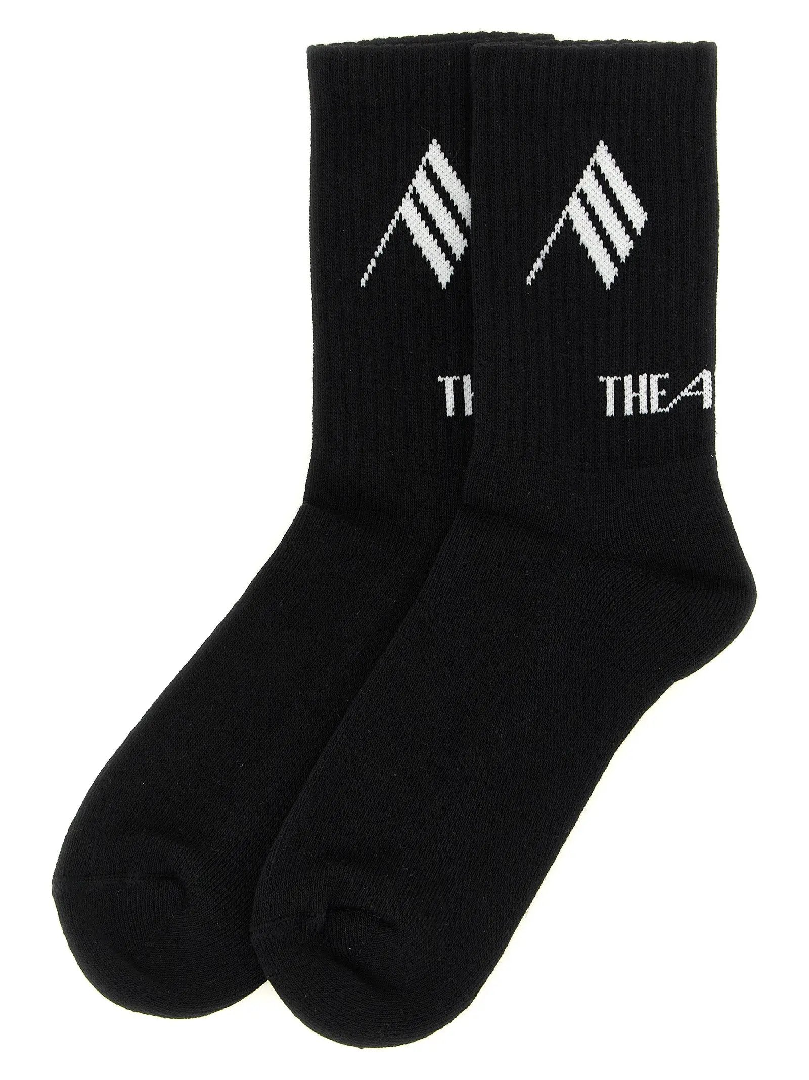 The Attico Bicolor Cotton Socks