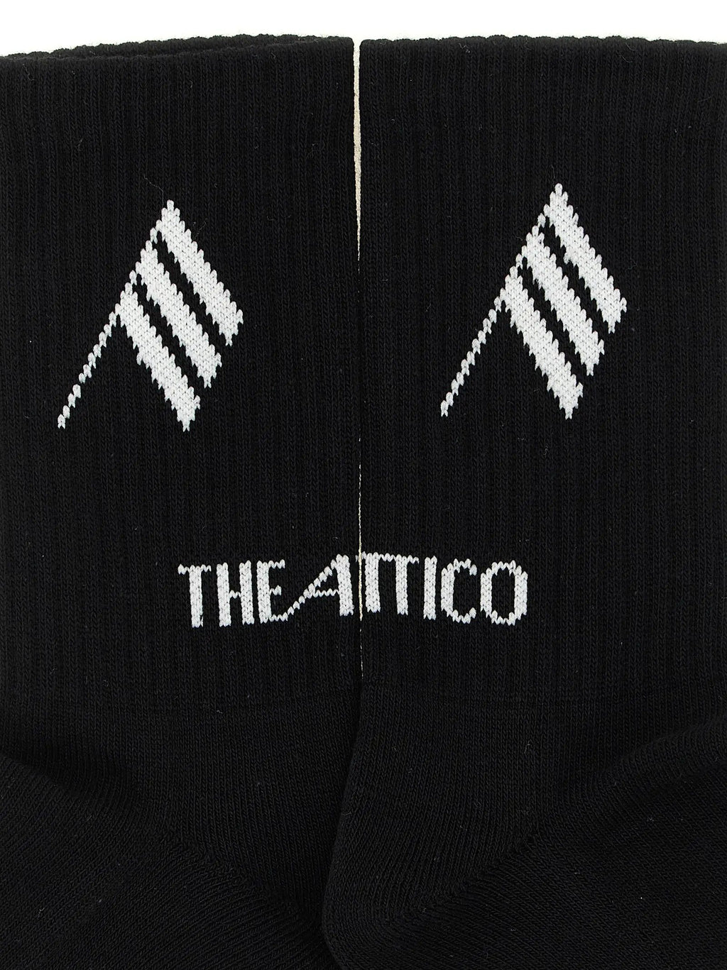 The Attico Bicolor Cotton Socks