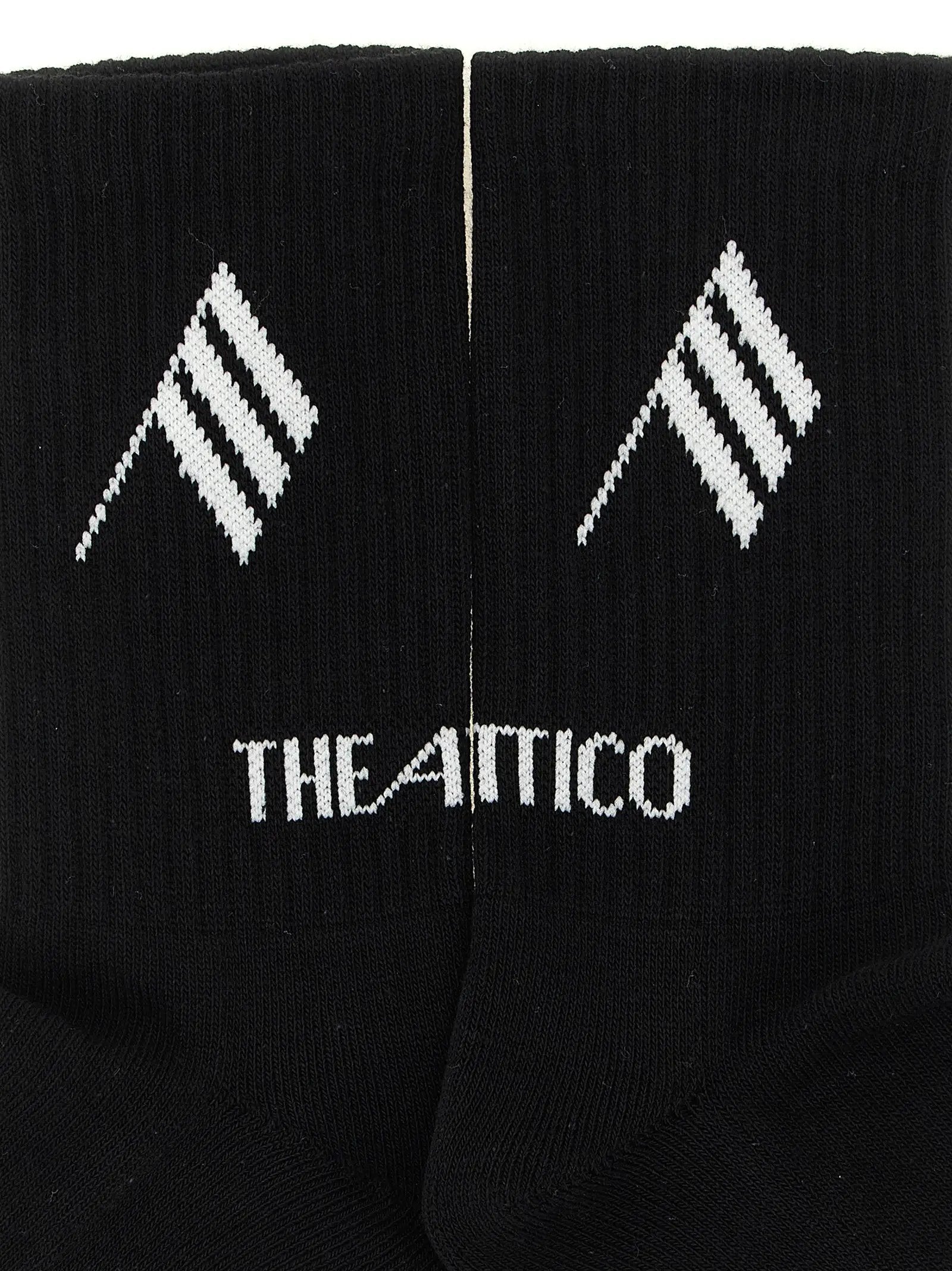 The Attico Bicolor Cotton Socks