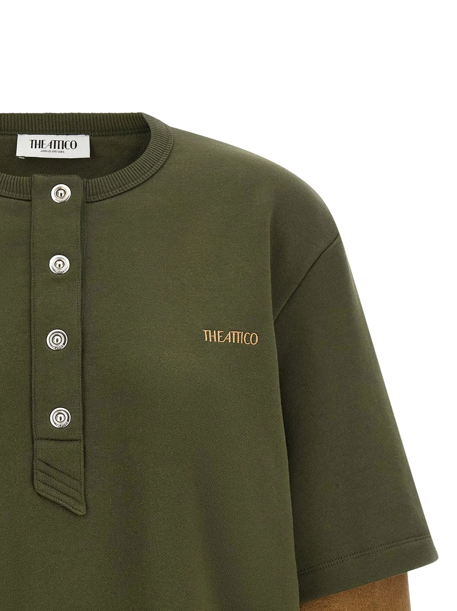 The Attico Bicolor Cotton Sweatshirt