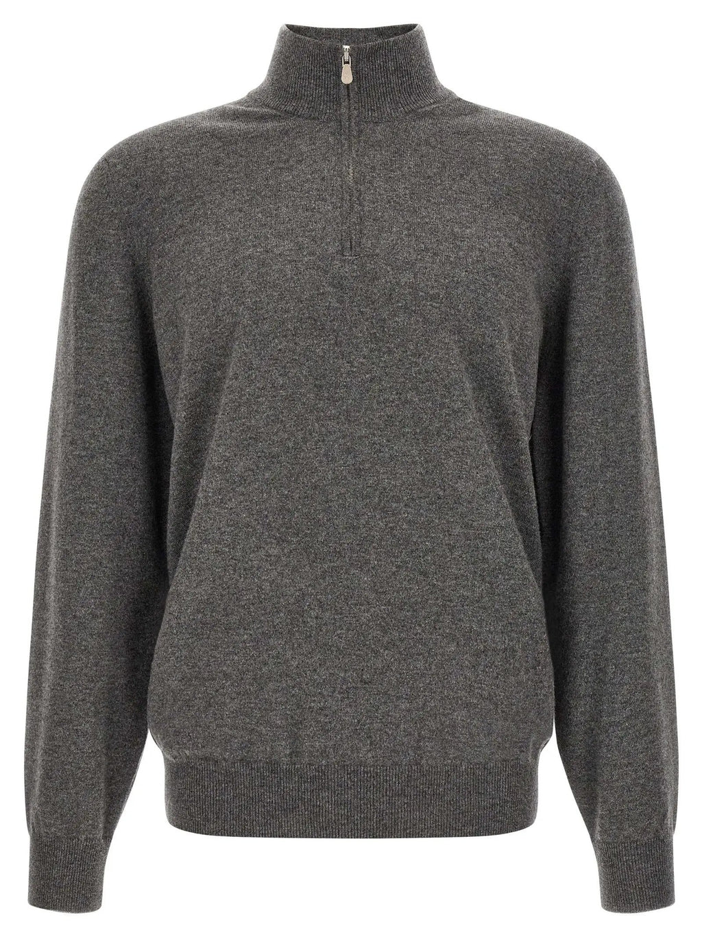 Brunello Cucinelli Gray Cashmere Cardigan
