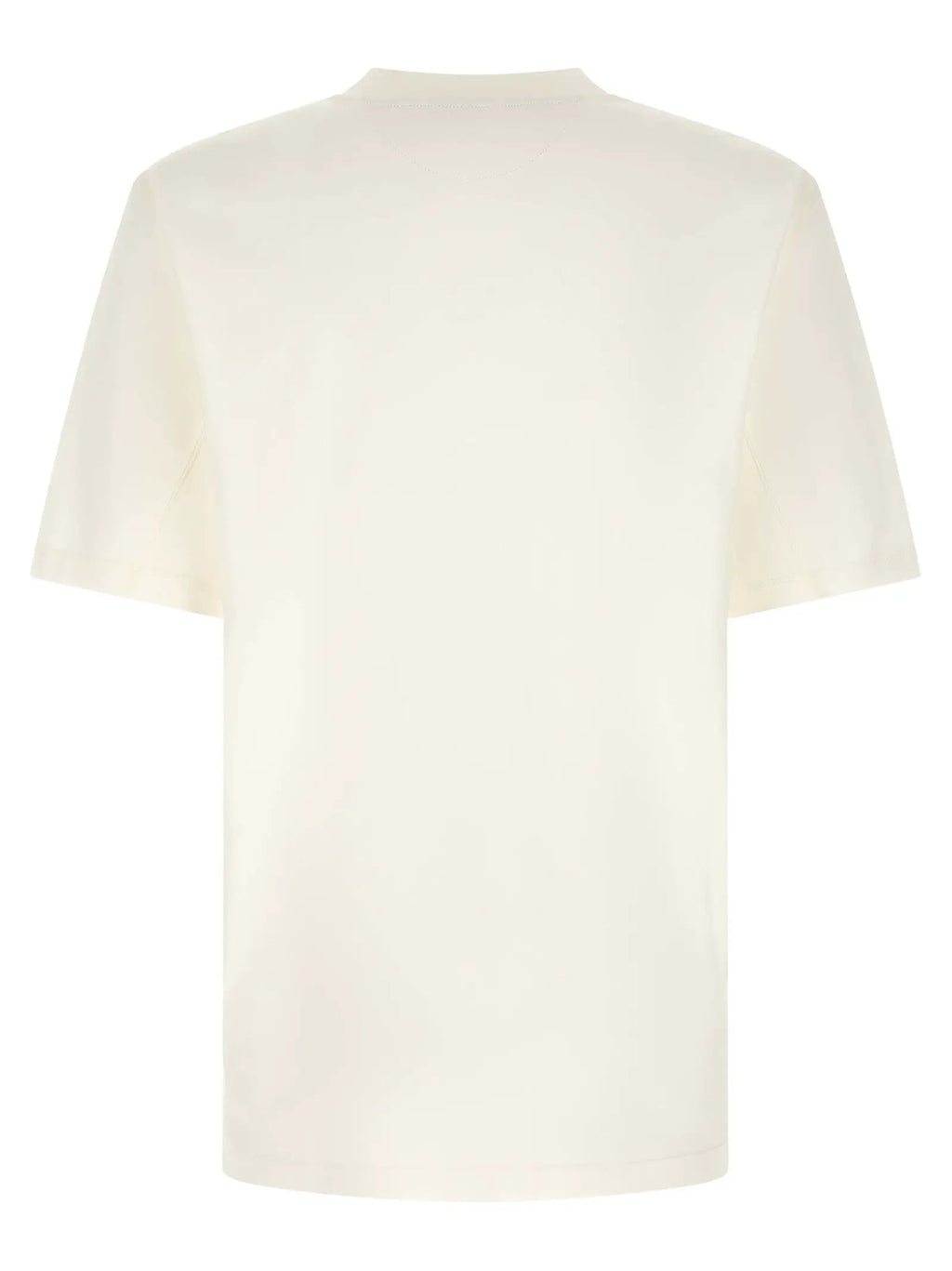 T-shirt en coton blanc Brunello Cucinelli