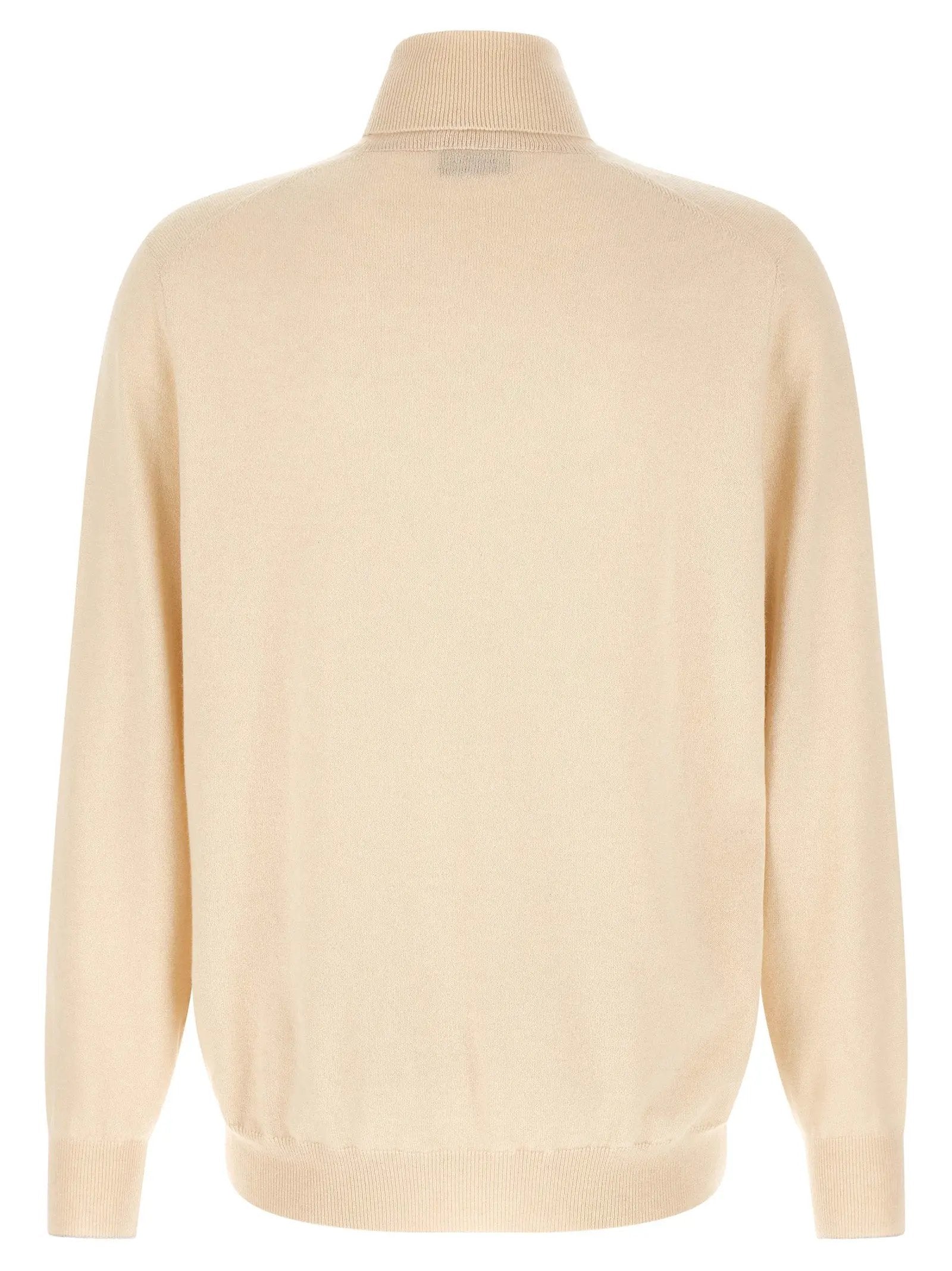 Brunello Cucinelli White Cashmere Cardigan