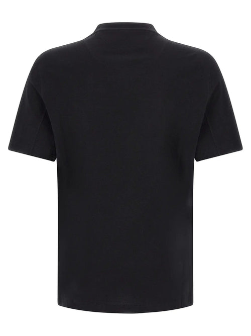 Brunello Cucinelli Black Cotton T-Shirt