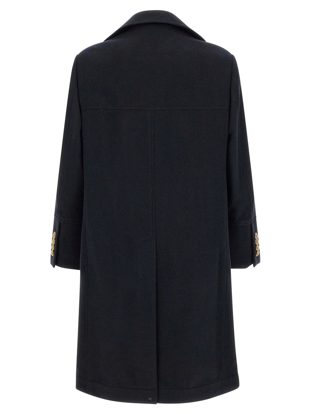 Brunello Cucinelli Blue Cashmere Coat