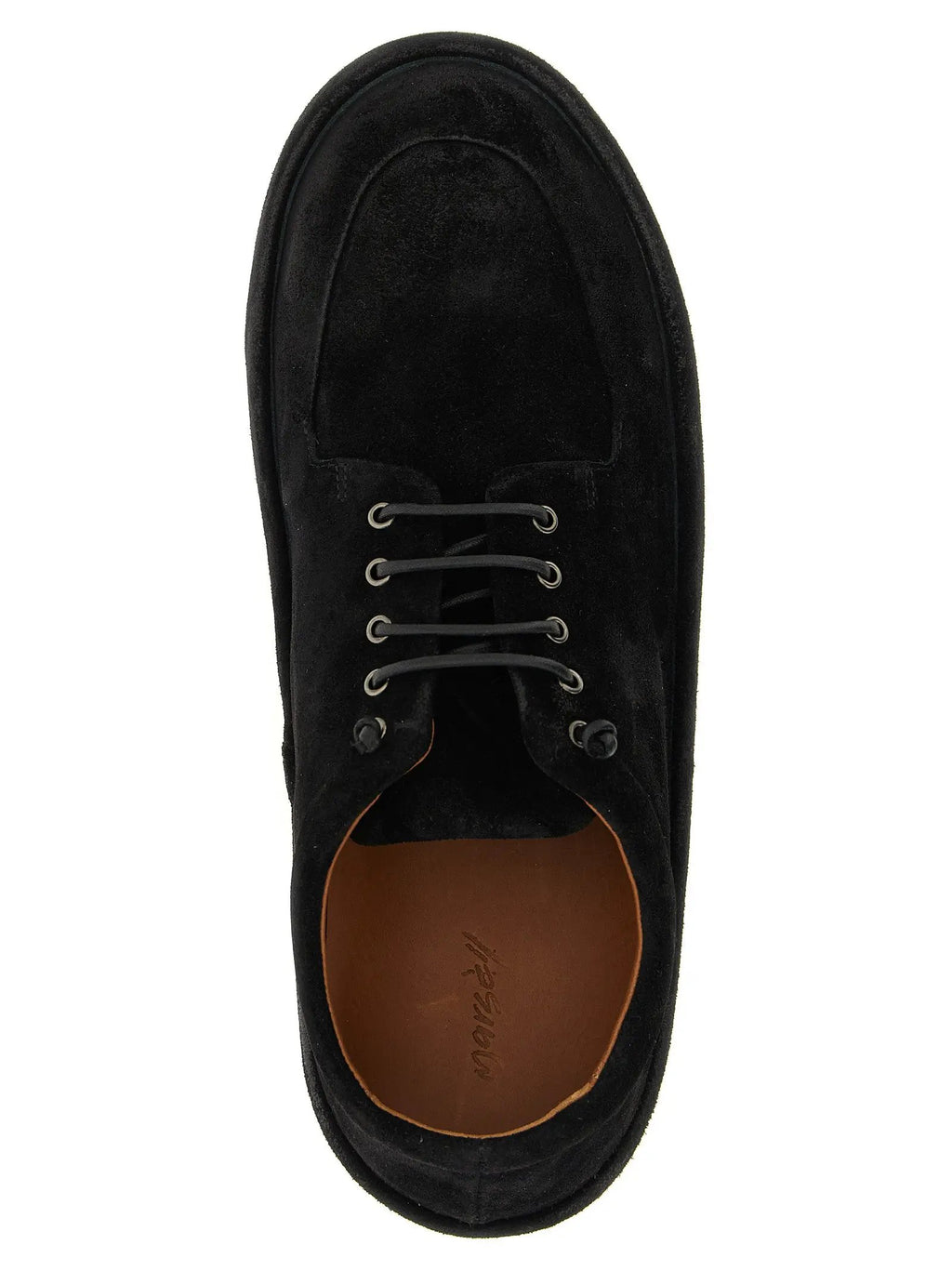 Derbies et Richelieus Marsell en cuir de veau noir