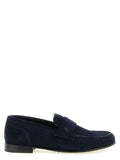 Mocassins à enfiler en cuir bleu Jimmy Choo