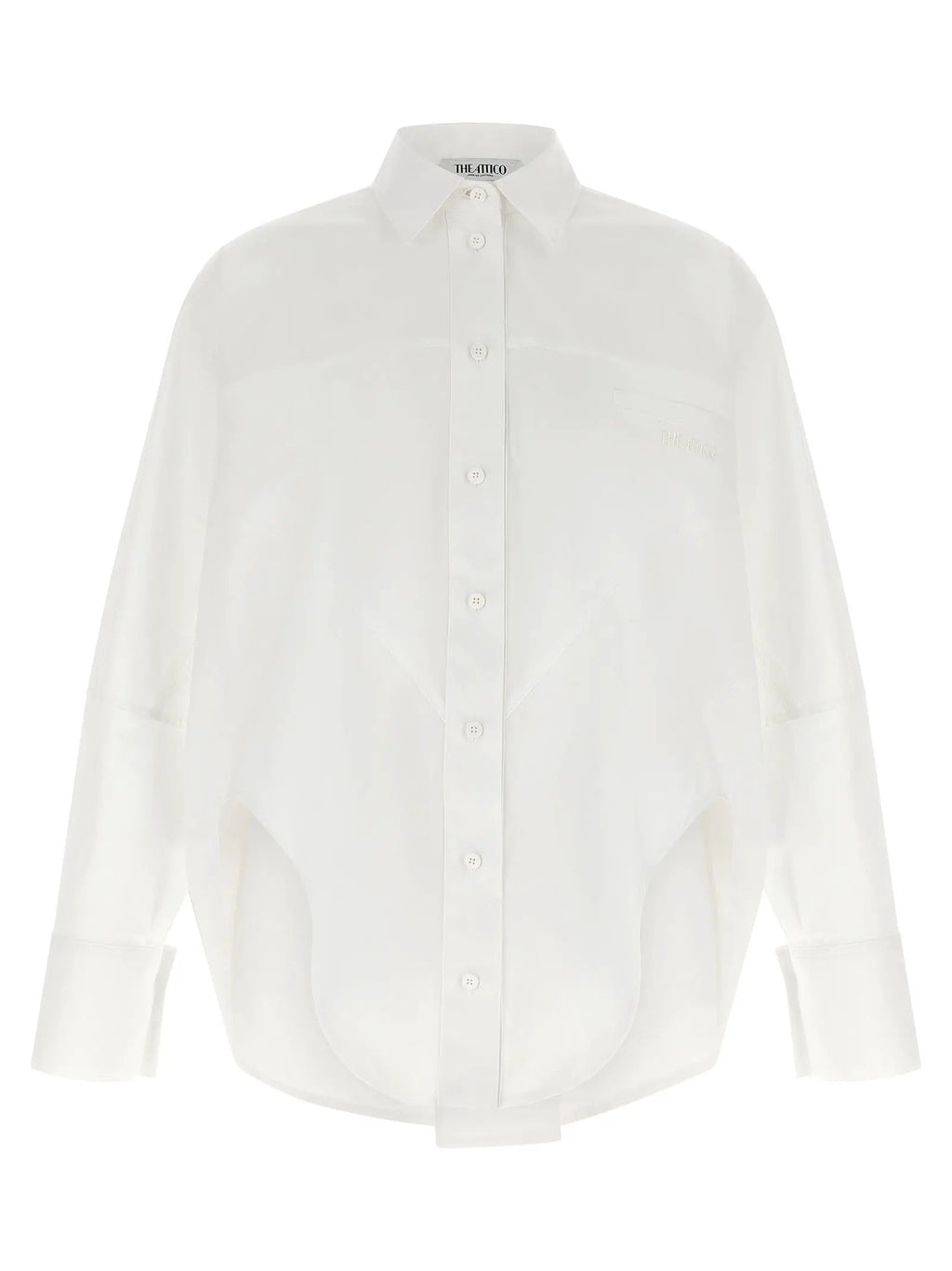 The Attico White Cotton Blouse