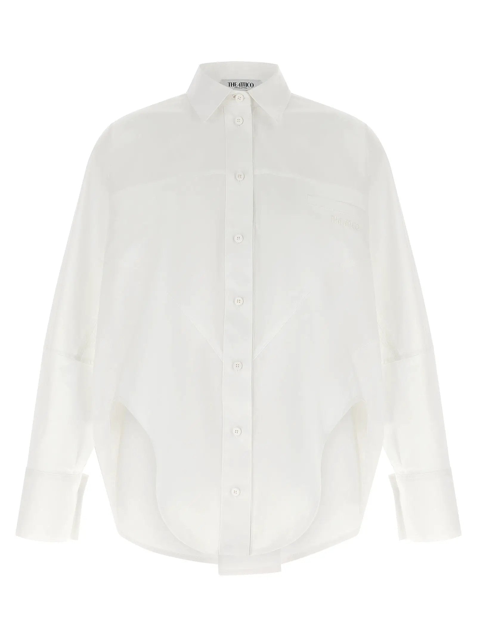 The Attico White Cotton Blouse