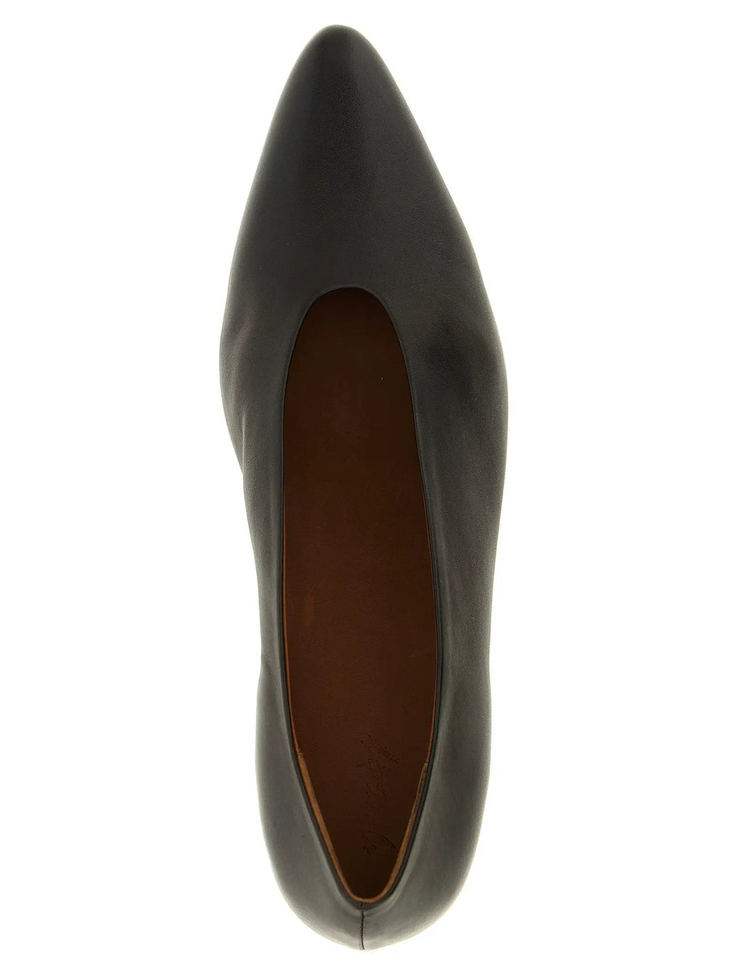 Escarpins Marsell en veau marron à talon mi-haut