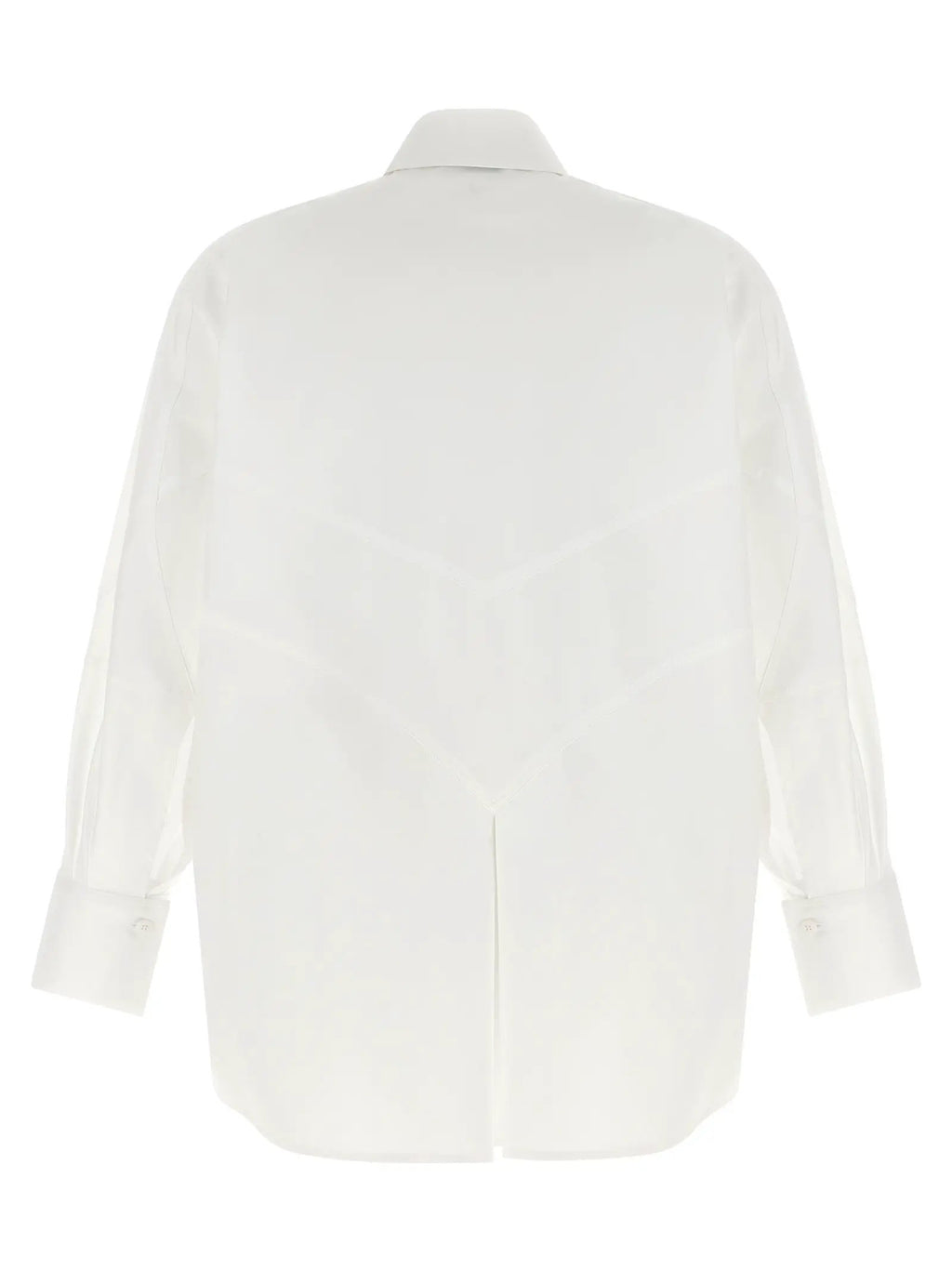 The Attico White Cotton Blouse
