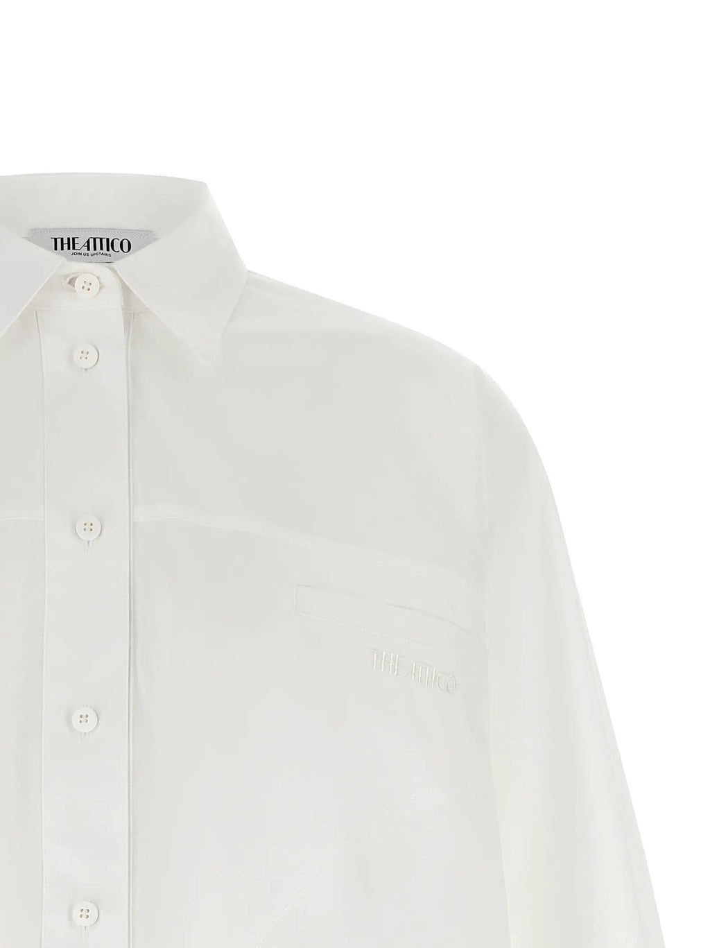 The Attico White Cotton Blouse
