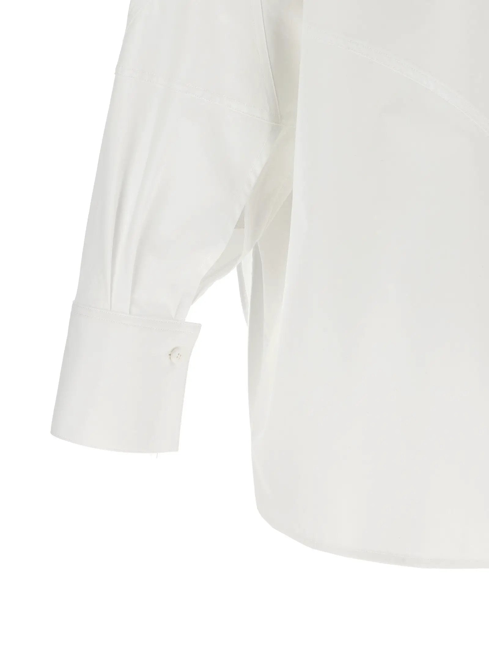 The Attico White Cotton Blouse