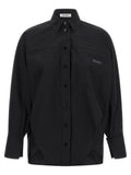 The Attico Black Cotton Blouse