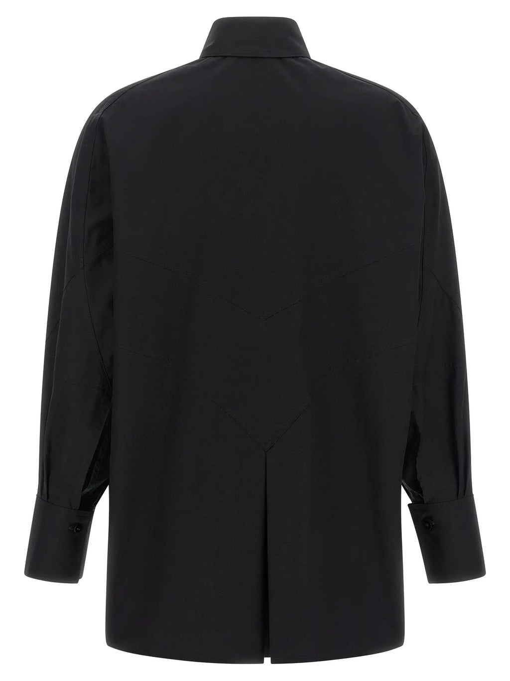 The Attico Black Cotton Blouse
