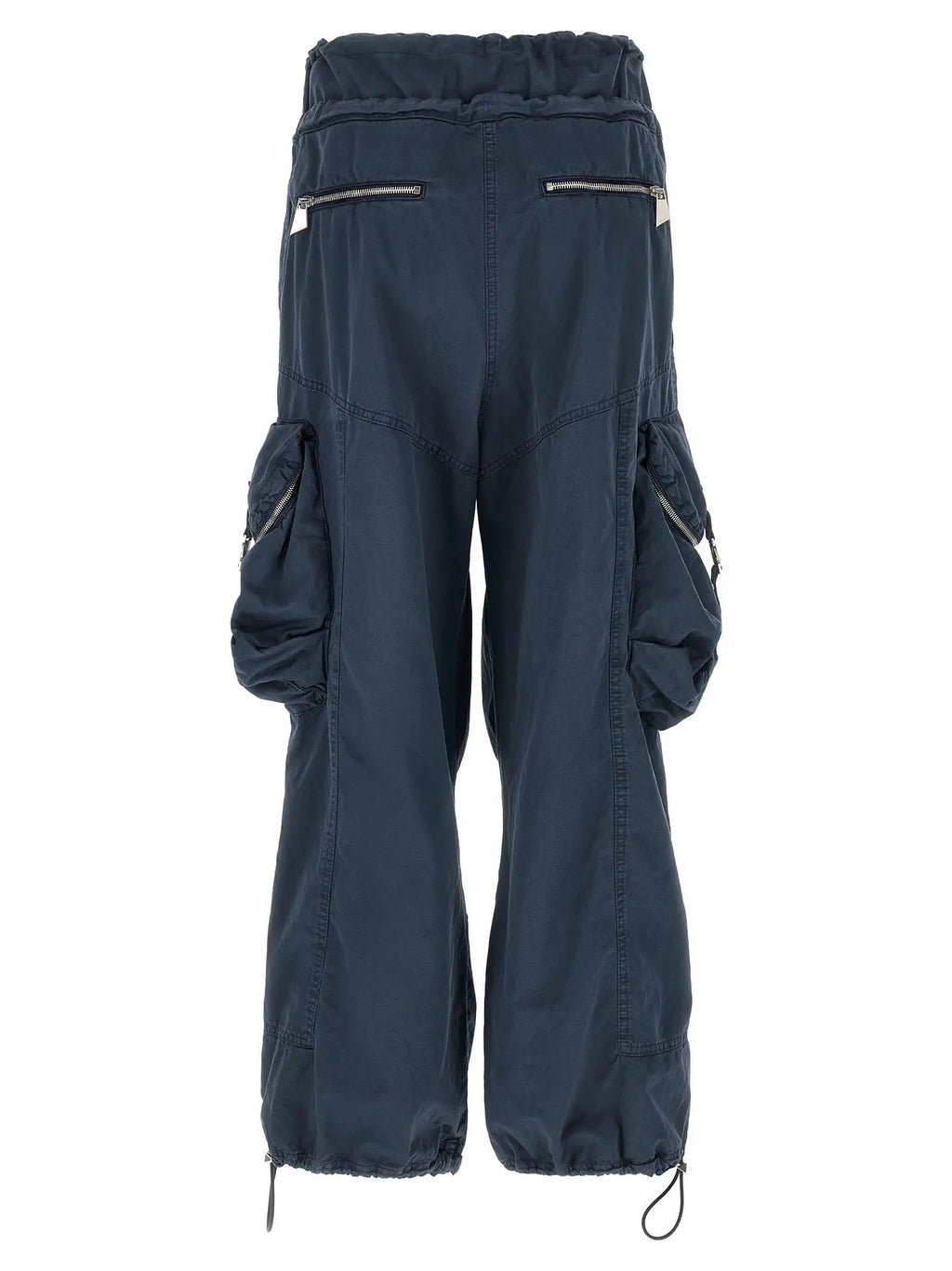 The Attico Blue Cotton Cargo Pants