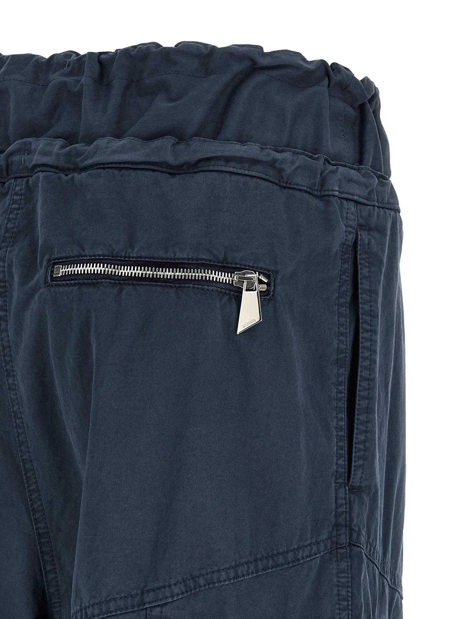 The Attico Blue Cotton Cargo Pants