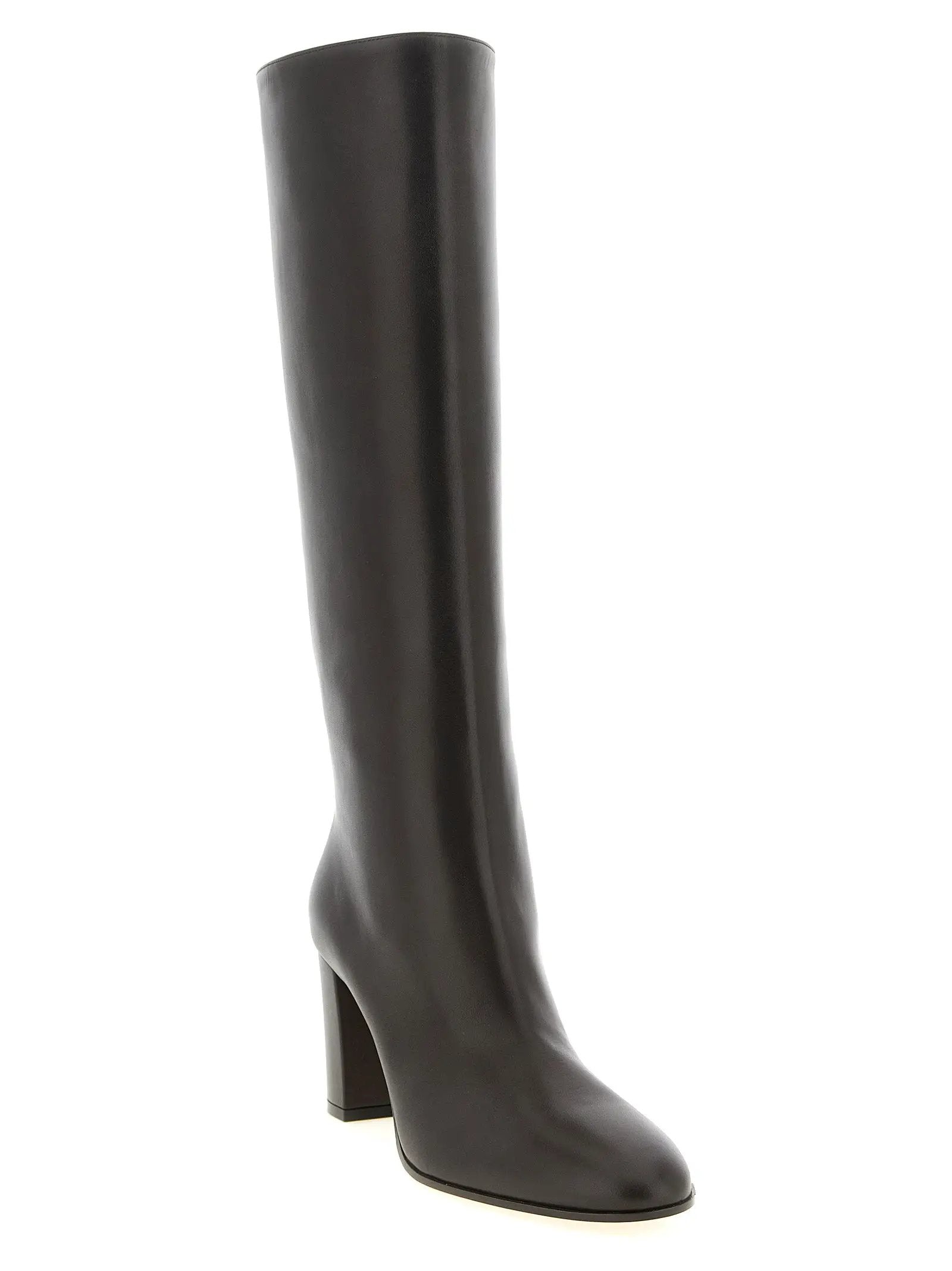 Gianvito Rossi Brown Calfskin Over The Knee