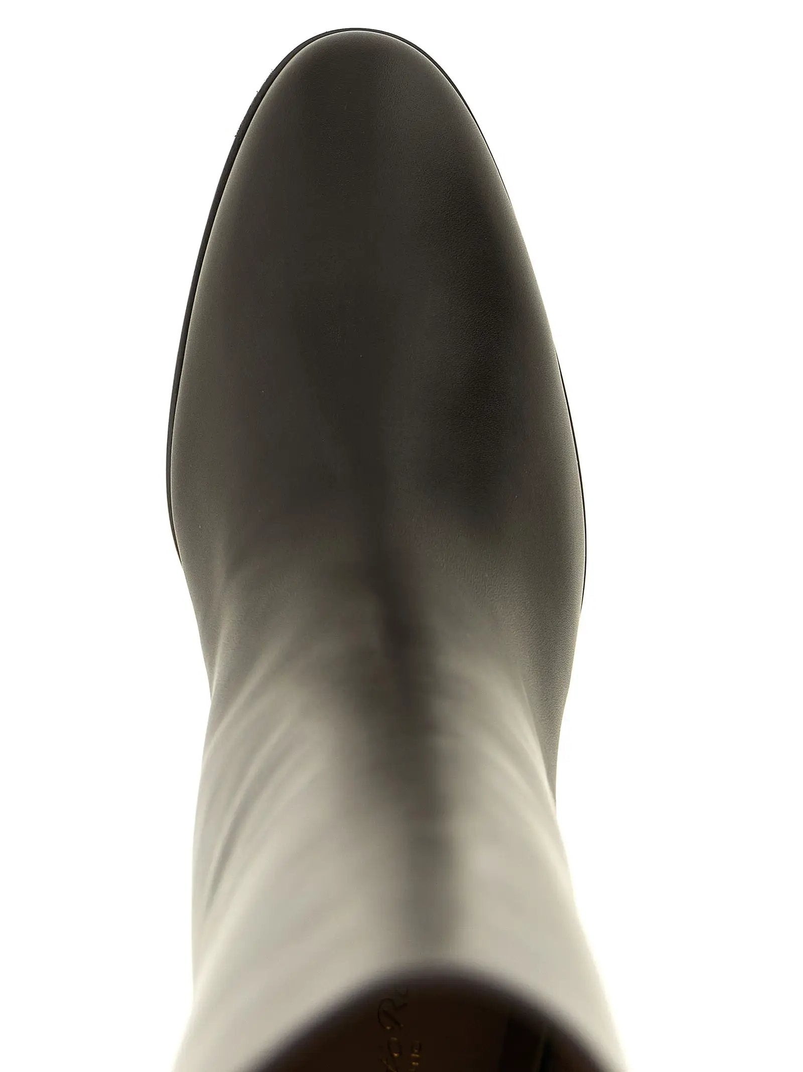 Gianvito Rossi Brown Calfskin Over The Knee