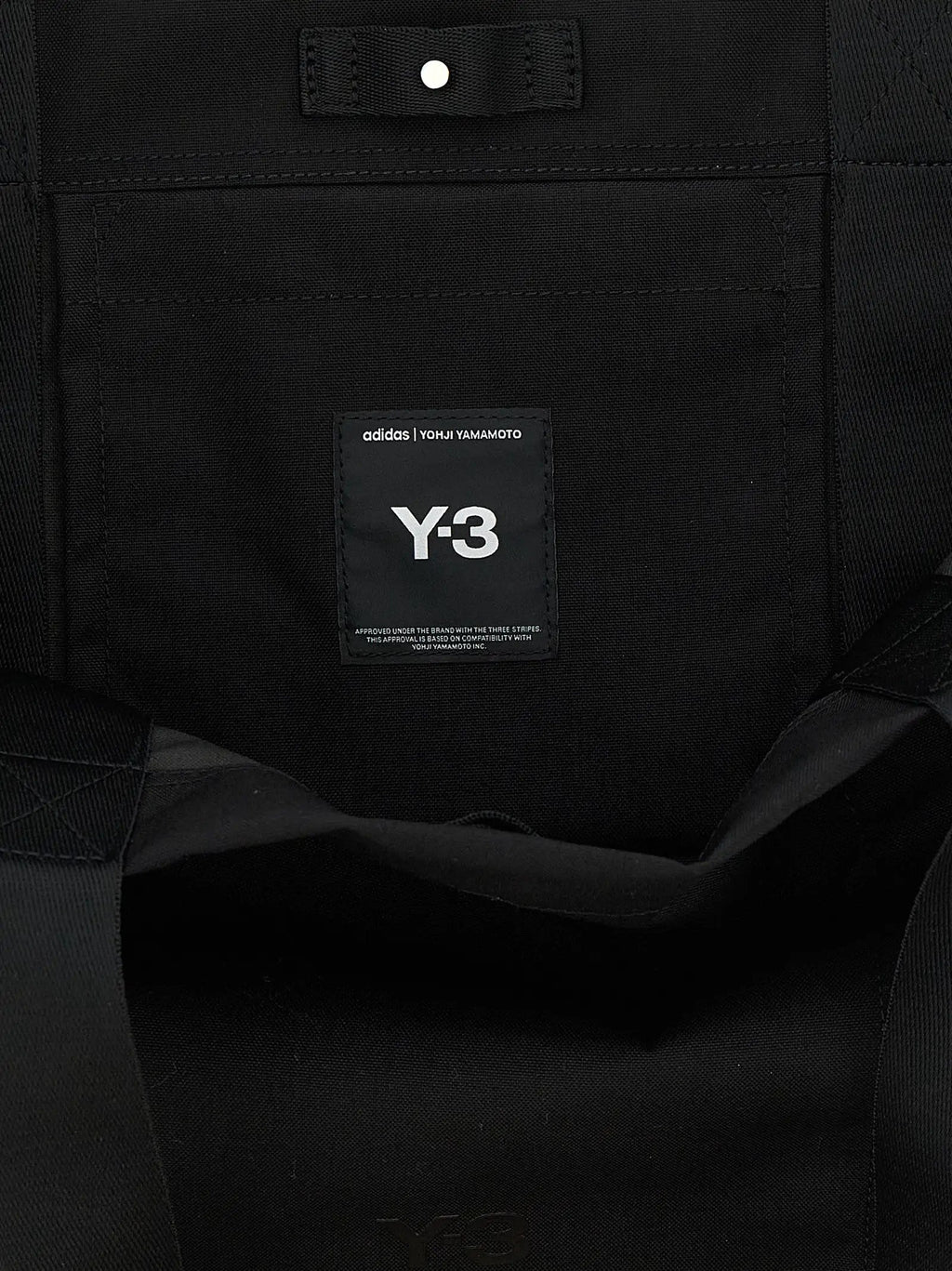 Y-3 Black Polyamide Tote Bag