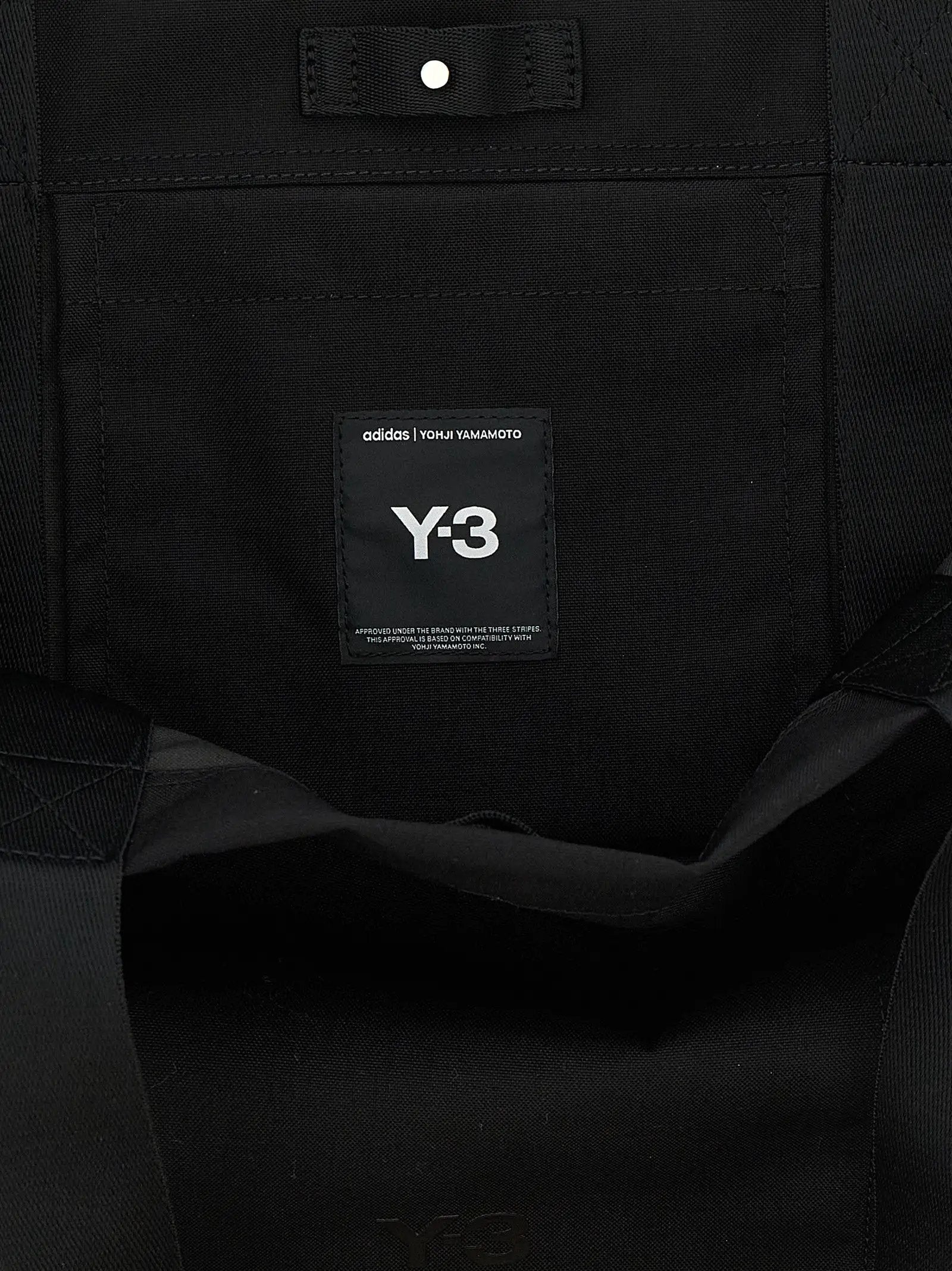 Y-3 Black Polyamide Tote Bag