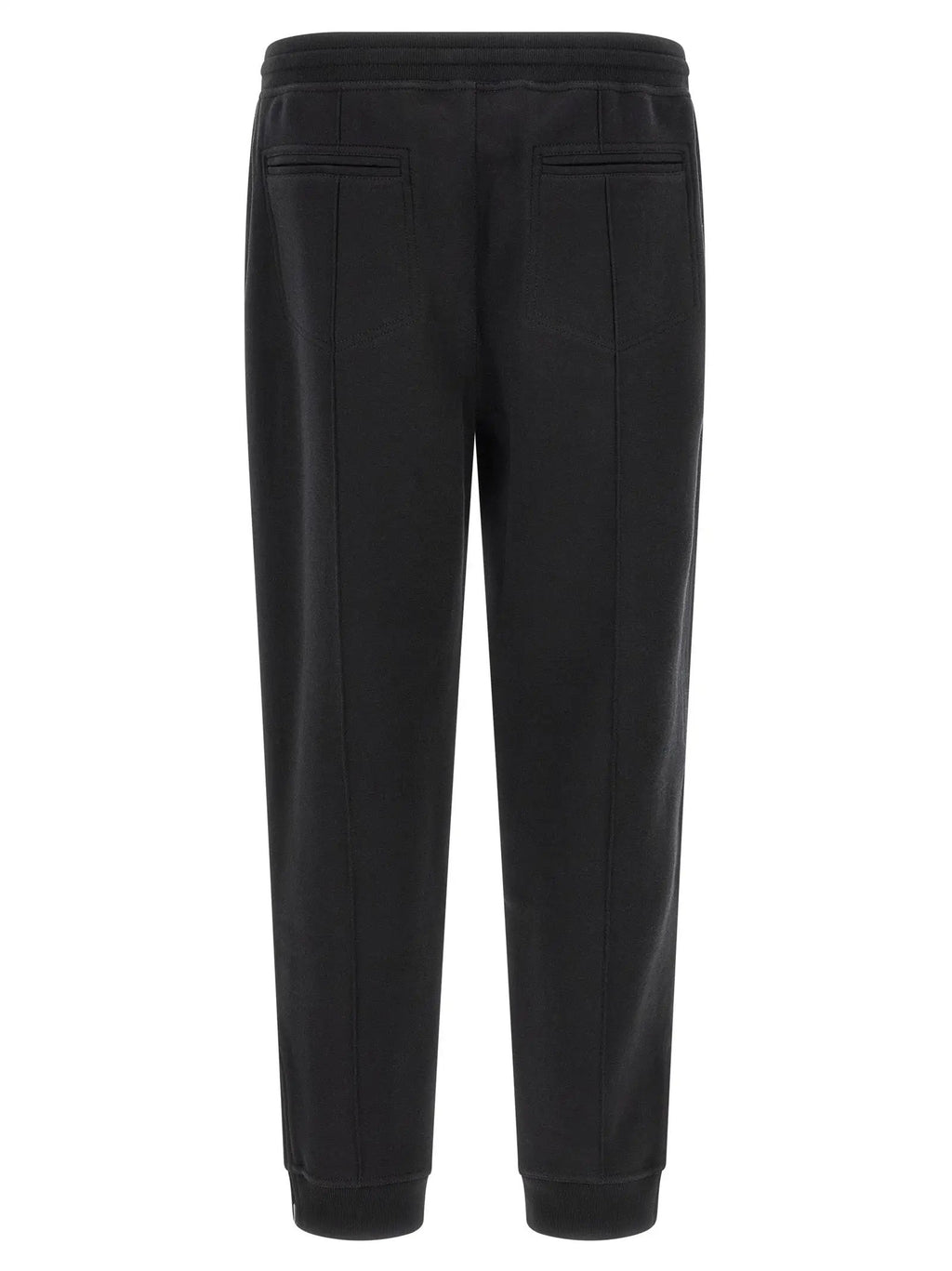 Brunello Cucinelli Black Cotton Joggers (Workout Pants)