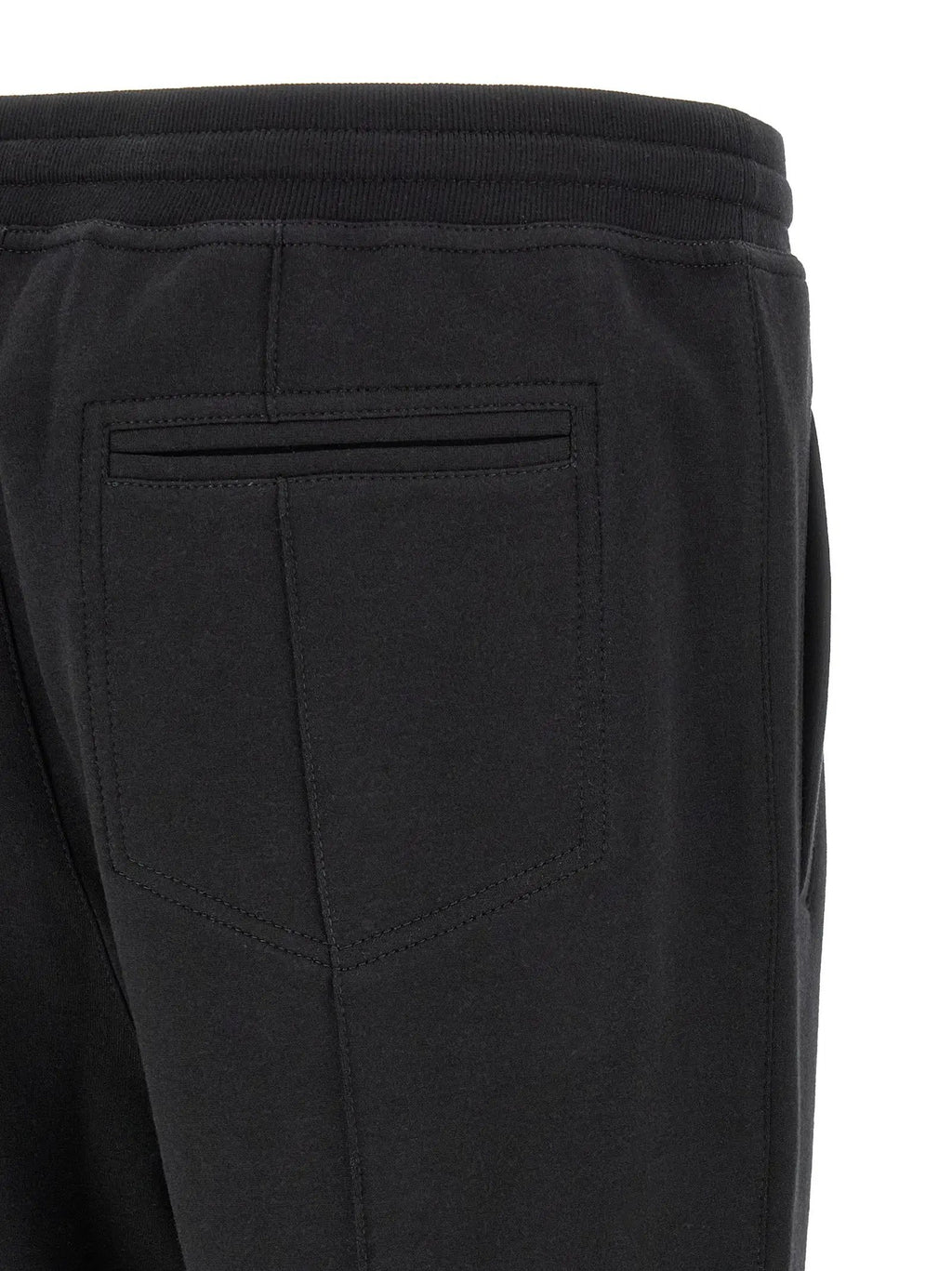 Brunello Cucinelli Black Cotton Joggers (Workout Pants)