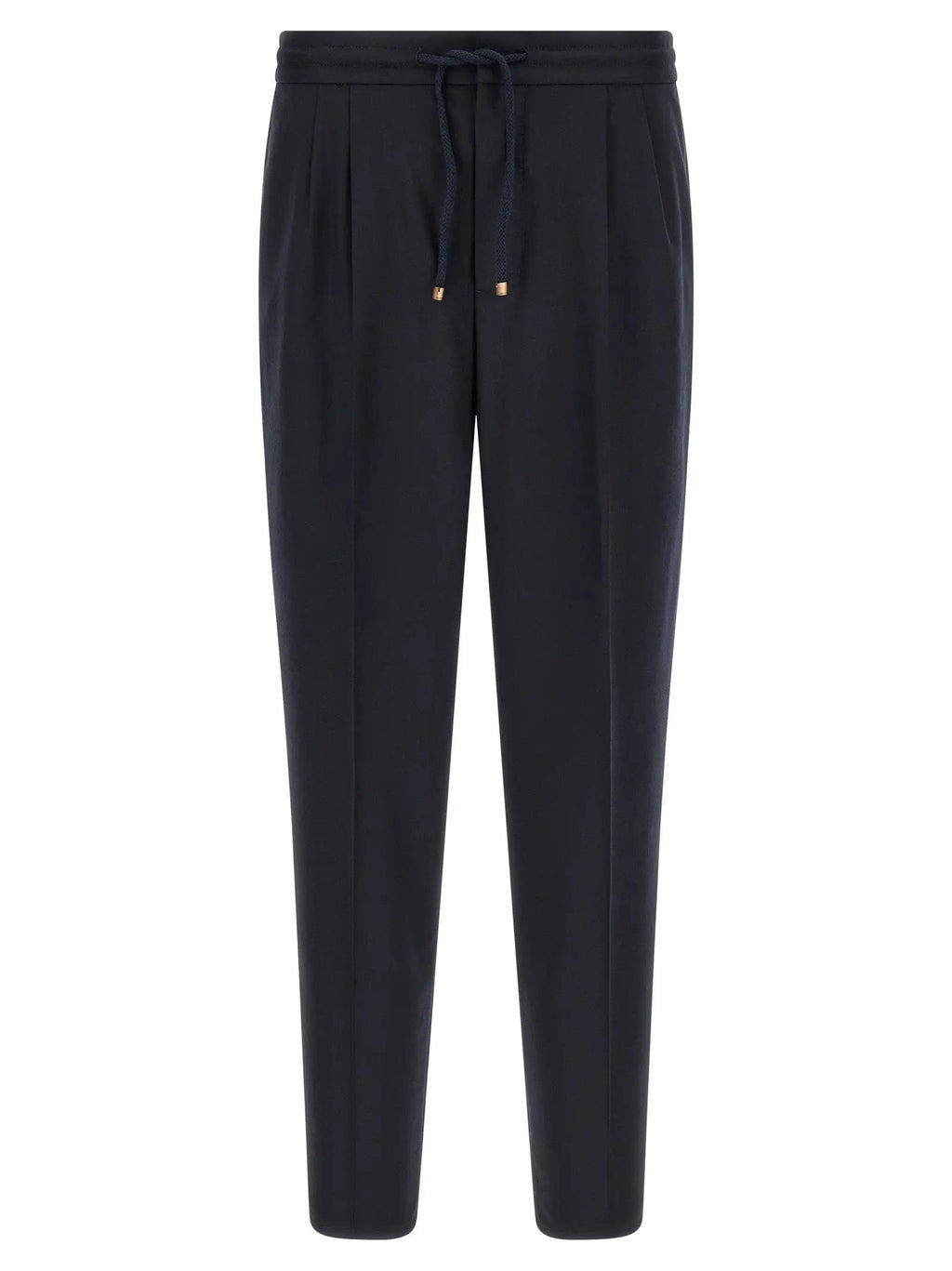 Brunello Cucinelli Blue Virgin Wool Casual Pants
