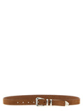 Brunello Cucinelli Ceinture classique en veau marron