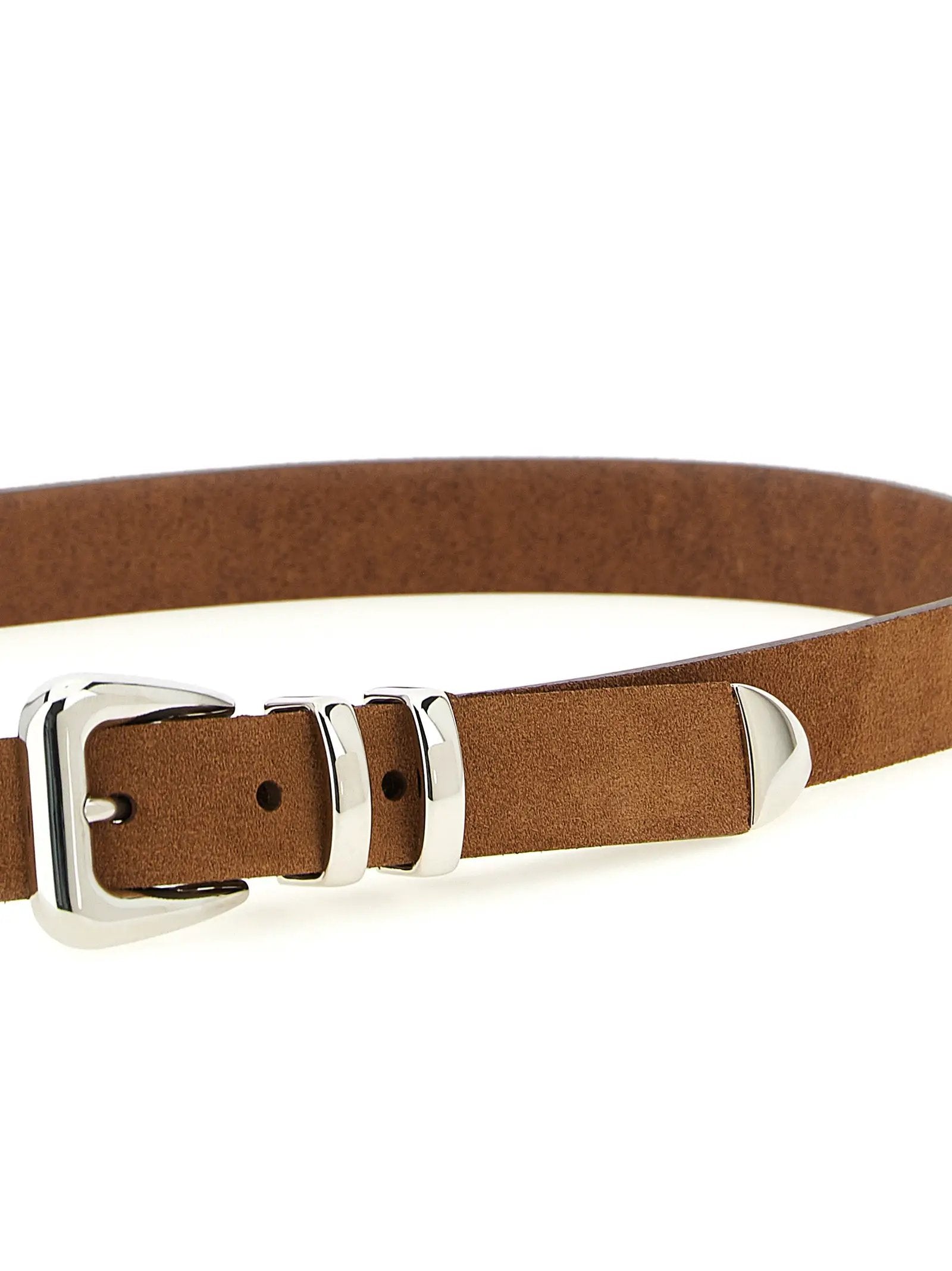 Brunello Cucinelli Ceinture classique en veau marron