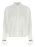 Brunello Cucinelli White Cotton Blouse
