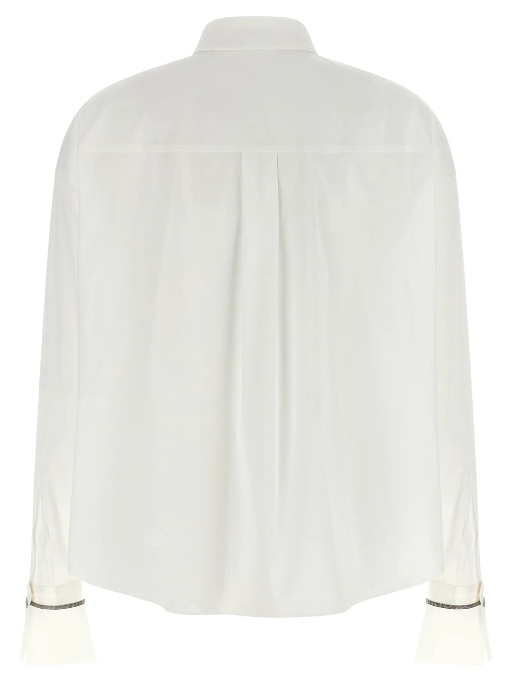 Brunello Cucinelli White Cotton Blouse
